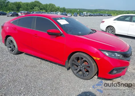 2020 Honda Civic Sport из США, поврежденный, VIN 2HGFC2F86LH555269